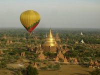 Ballonfahren in Burma 2003